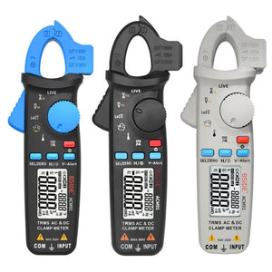 BSIDE ACM91 Digital Clamp Meter AC/DC Current 1mA True RMS Auto Range  Capacitor Tester Multimeter, ACM91 Blue, ACM91 Black, ACM91 Grey