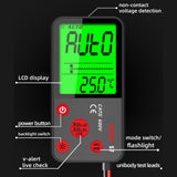 BSIDE ADMS7 Smart Thin Digital Multimeter Counts DC AC Voltmeter, Standard Charging Model, Charging Model With Tool Package