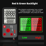 BSIDE ADMS7 Smart Thin Digital Multimeter Counts DC AC Voltmeter, Standard Charging Model, Charging Model With Tool Package