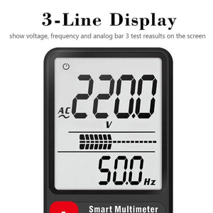 BSIDE ADMS9 Large-Screen Display Intelligent Automatic No Gear Shifting Ultra-Thin Digital Multimeter, ADMS9