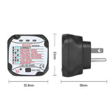 BSIDE AST01 Plug Power Tester Electrical Socket Detector, US Plug, EU Plug, UK Plug