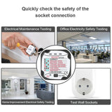 BSIDE AST01 Plug Power Tester Electrical Socket Detector, US Plug, EU Plug, UK Plug