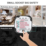 BSIDE AST01 Plug Power Tester Electrical Socket Detector, US Plug, EU Plug, UK Plug