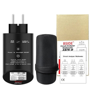 BSIDE ASTS Circuit Analyzer Plug Power Tester, US Plug, EU Plug, UK Plug