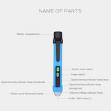 BSIDE AVD05 Non-contact AC Voltage Detectors 12~1000V Induction Electroprobe Pen Type ACV Electric Testers Household Tool wtih LED Light, 12~1000V