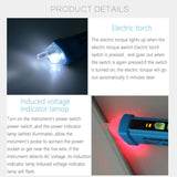 BSIDE AVD05 Non-contact AC Voltage Detectors 12~1000V Induction Electroprobe Pen Type ACV Electric Testers Household Tool wtih LED Light, 12~1000V