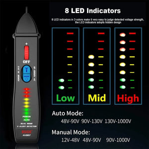 BSIDE AVD07 Smart Dual Mode Electric Pen Non-Contact Break-Point Sensing AC Voltage Tester, AVD07