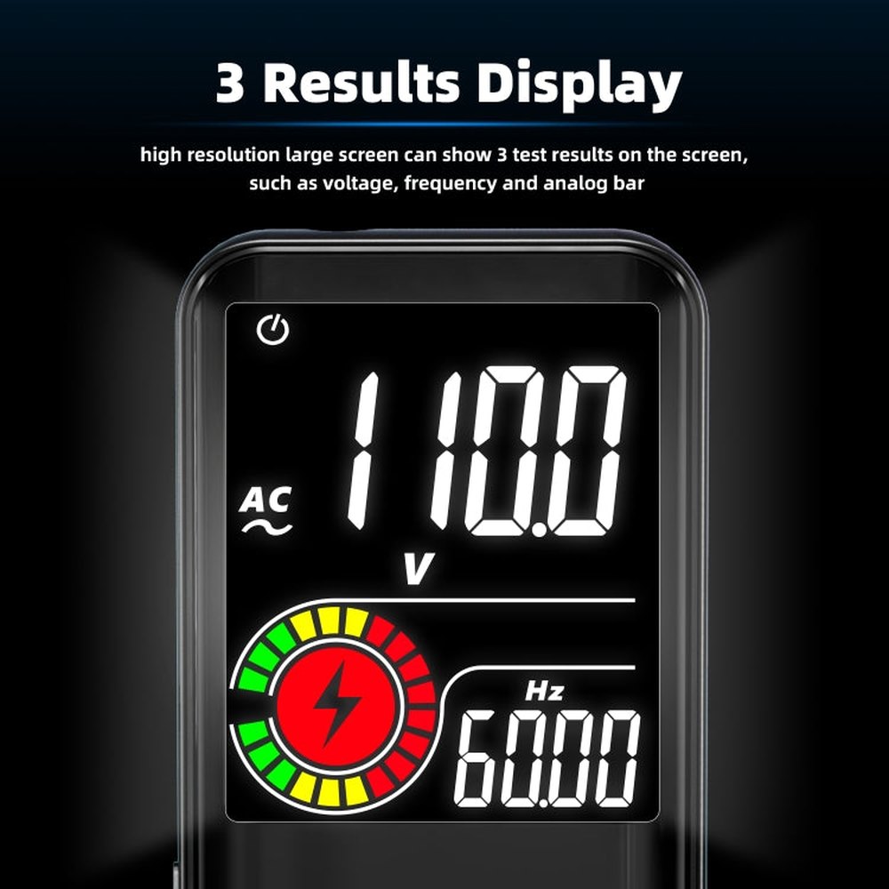 BSIDE Digital Multimeter 9999 Counts LCD Color Display DC AC Voltage Capacitance Diode Meter, S10 Dry Battery Version (Black), S10 Dry Battery Version (Red), S11 Recharge Version (Black), S11 Recharge Version (Red)