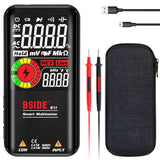 BSIDE Digital Multimeter 9999 Counts LCD Color Display DC AC Voltage Capacitance Diode Meter, S10 Dry Battery Version (Black), S10 Dry Battery Version (Red), S11 Recharge Version (Black), S11 Recharge Version (Red)