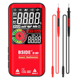 BSIDE Digital Multimeter 9999 Counts LCD Color Display DC AC Voltage Capacitance Diode Meter, S10 Dry Battery Version (Black), S10 Dry Battery Version (Red), S11 Recharge Version (Black), S11 Recharge Version (Red)
