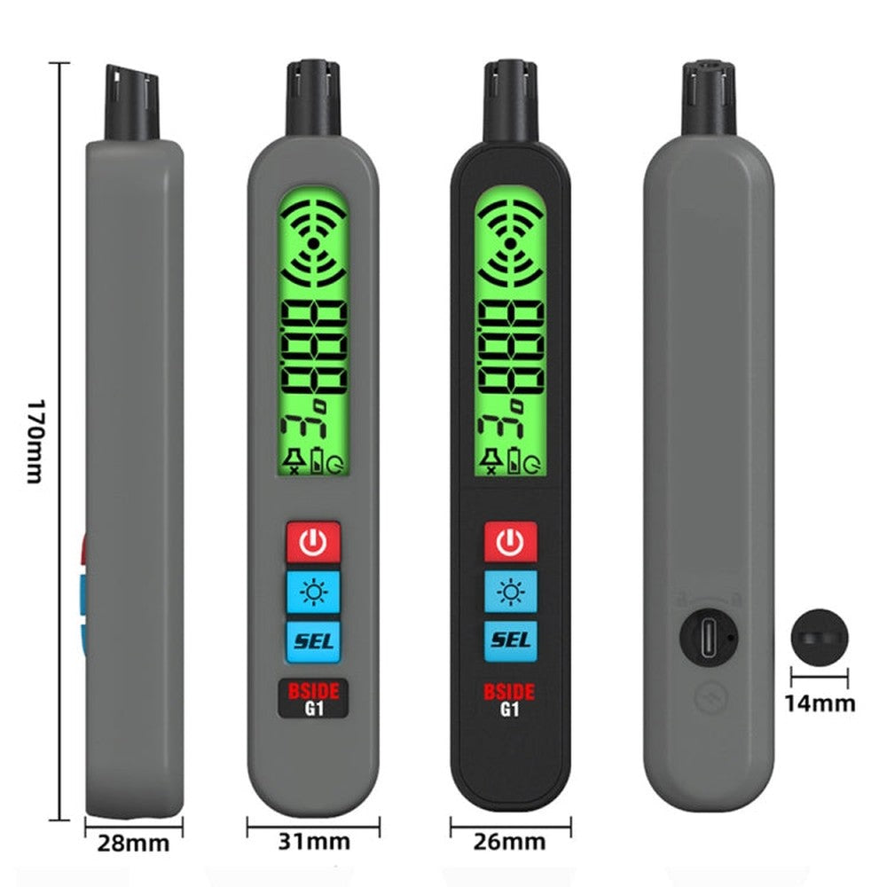 BSIDE G1 Portable Rechargeable Combustible Gas Detector, G1