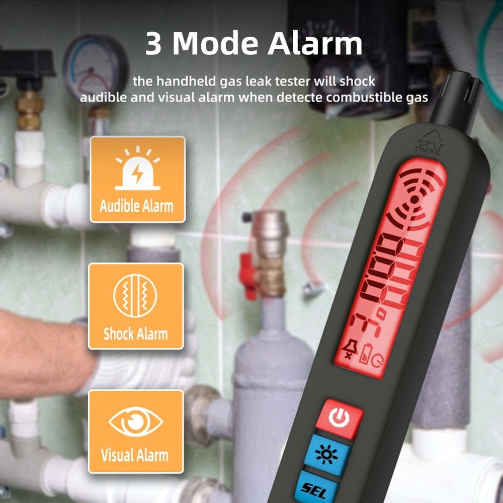 BSIDE G1 Portable Rechargeable Combustible Gas Detector, G1