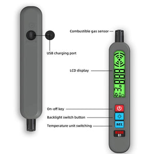 BSIDE G1 Portable Rechargeable Combustible Gas Detector, G1
