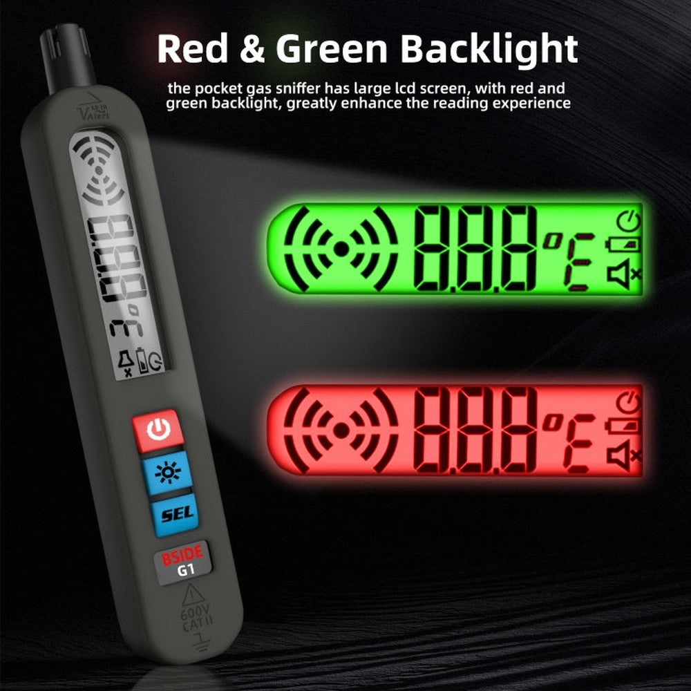 BSIDE G1 Portable Rechargeable Combustible Gas Detector, G1