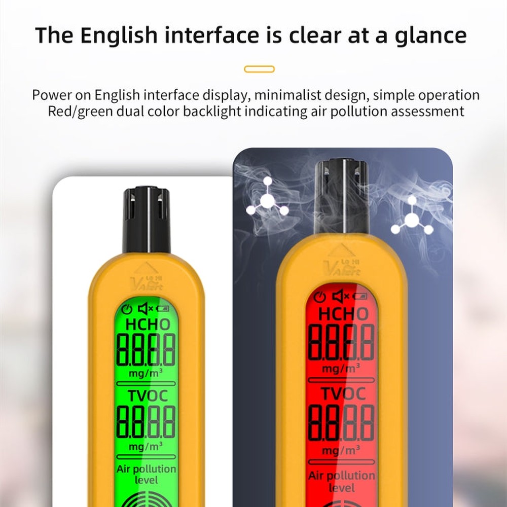 BSIDE G2 Portable Air Quality Detector Indoor Formaldehyde Tester, G2