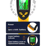 BSIDE H1 550 Degree Celsius Infrared Thermometer Handheld Non-Contact Thermometer, H1