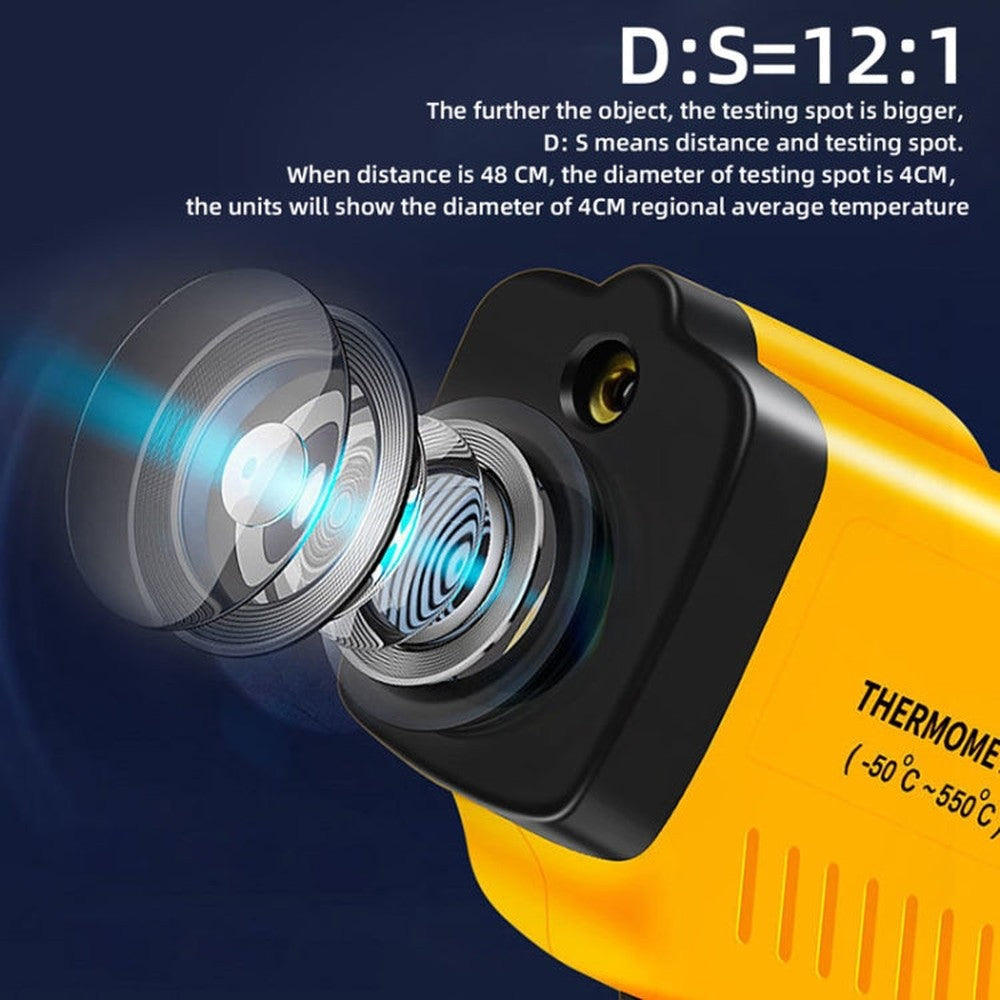 BSIDE H1 550 Degree Celsius Infrared Thermometer Handheld Non-Contact Thermometer, H1