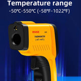 BSIDE H1 550 Degree Celsius Infrared Thermometer Handheld Non-Contact Thermometer, H1