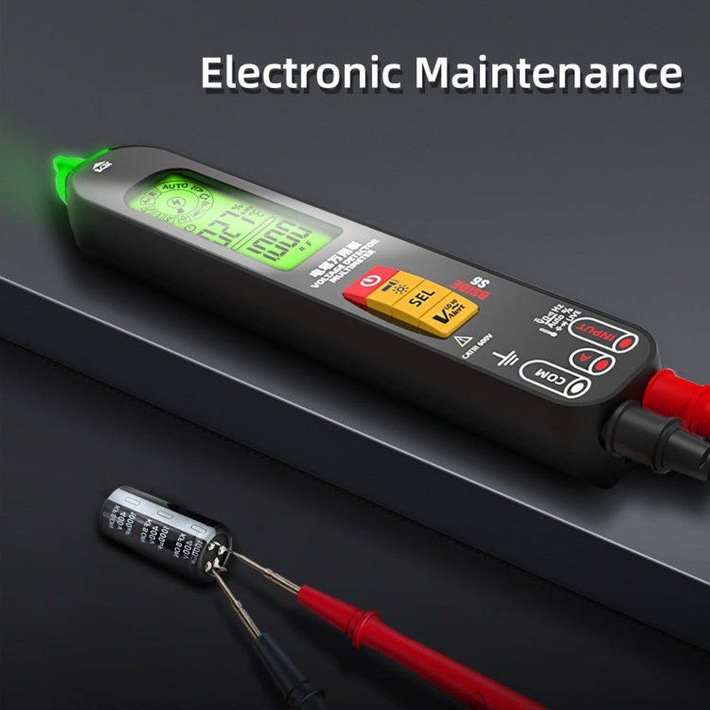 BSIDE S6 Smart Digital Multimeter Current Test Pen Capacitance Temperature Voltage Detector, S6