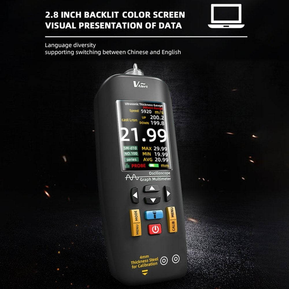 BSIDE T7 2.8 inch TFT Color Screen Ultrasonic Thickness Gauge, T7