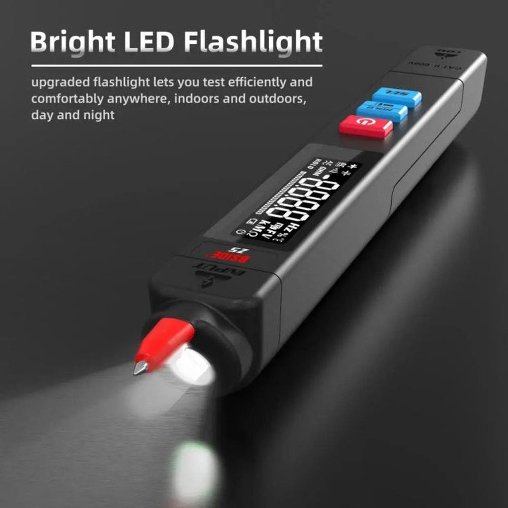 BSIDE Z5 Smart Pen Multimeter Backlight LCD 6000 Counts Auto Voltage Detector, Z5