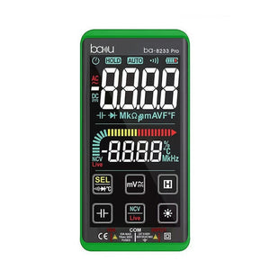 Baku BA-8233 Pro Electric Maintenance Resistor Current Touch Screen Digital Universal Mulitmeter, BA-8233