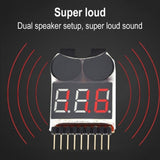 Battery Voltage Tester Low Voltage Buzzer Alarm, Battery Voltage Tester