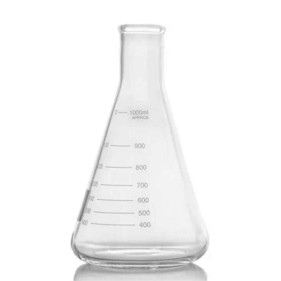 Borosilicate Conical / Erlenmeyer Flask (1000 ML)
