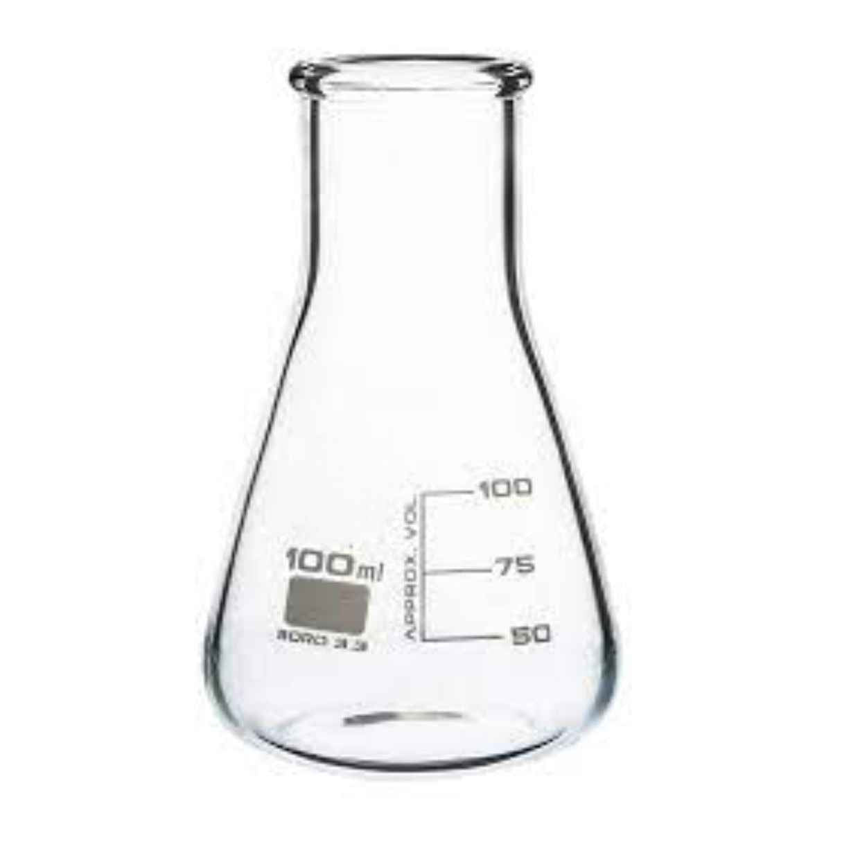 Borosilicate Conical / Erlenmeyer Flask (100 ML)