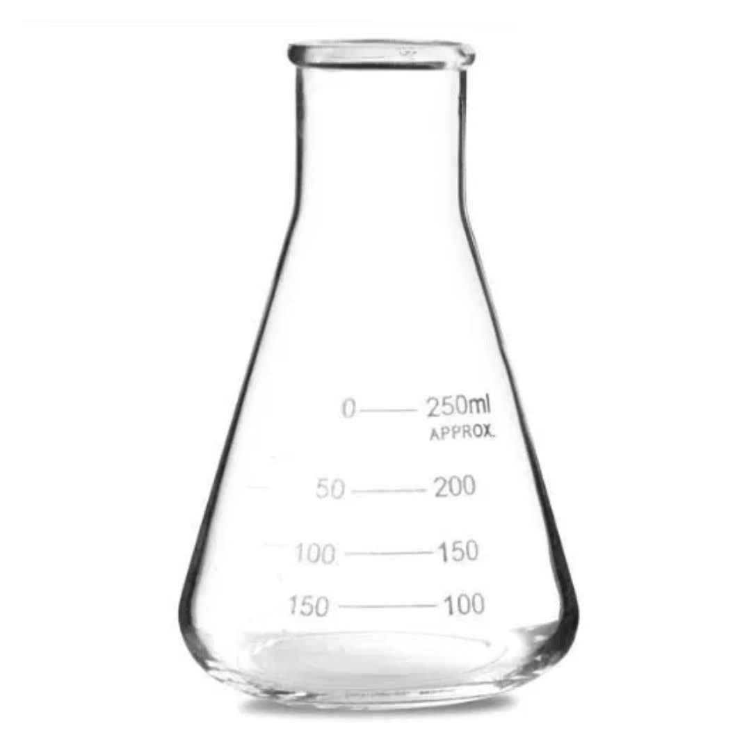 Borosilicate Conical / Erlenmeyer Flask (250 ML)