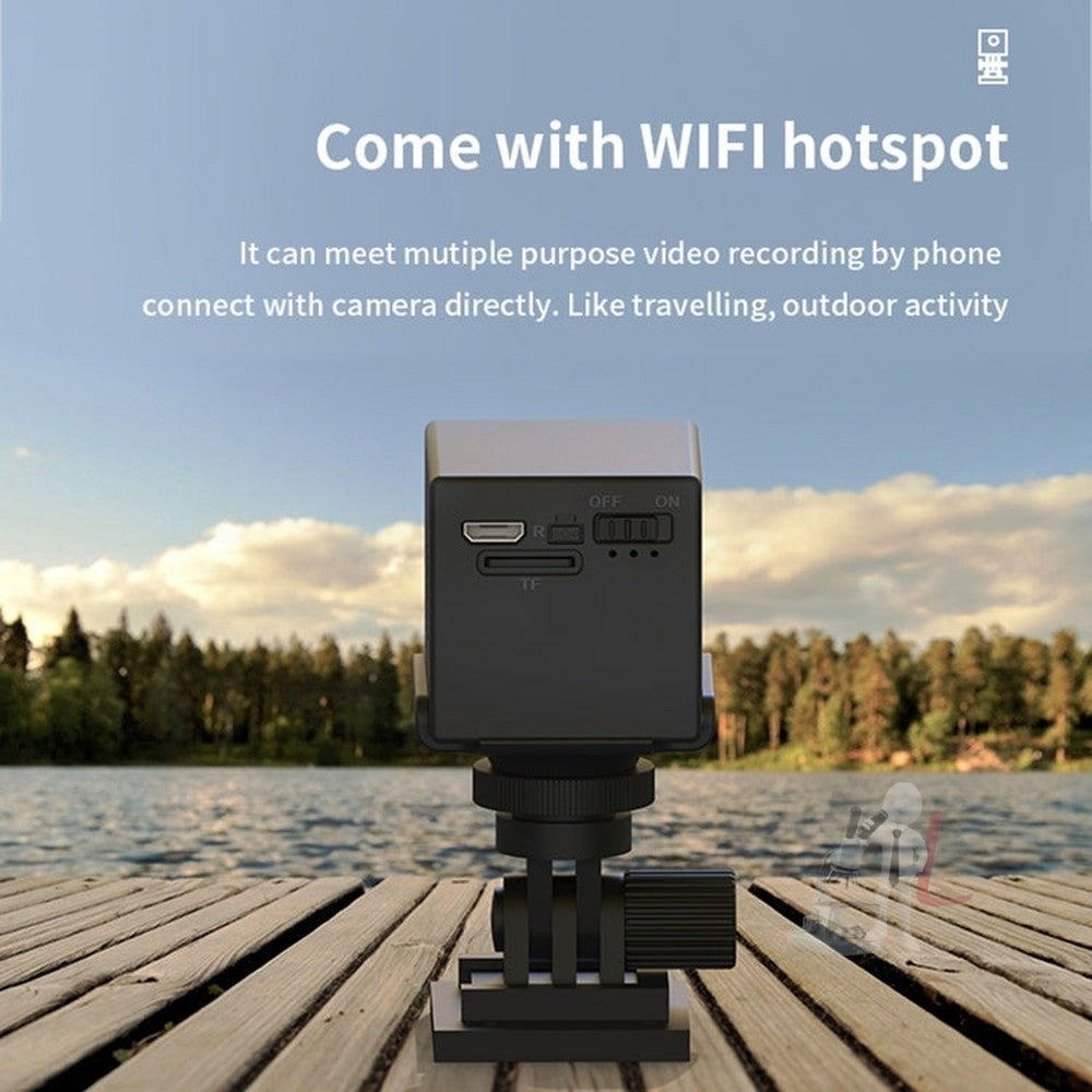 CAMSOY S30W 1080P Low Power Consumption WiFi Wireless Network Action Camera Wide-angle Recorder with Mount, S30W