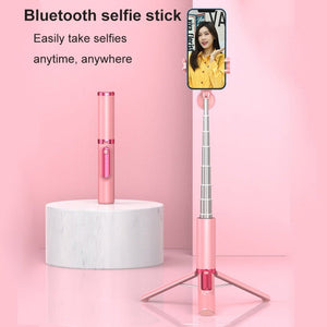 CYKE AB202 Phantom All - In - One Bluetooth Mobile Phone Selfie Stick Desktop Live Broadcast Bracket Fill Light Tripod - laboratorydeal