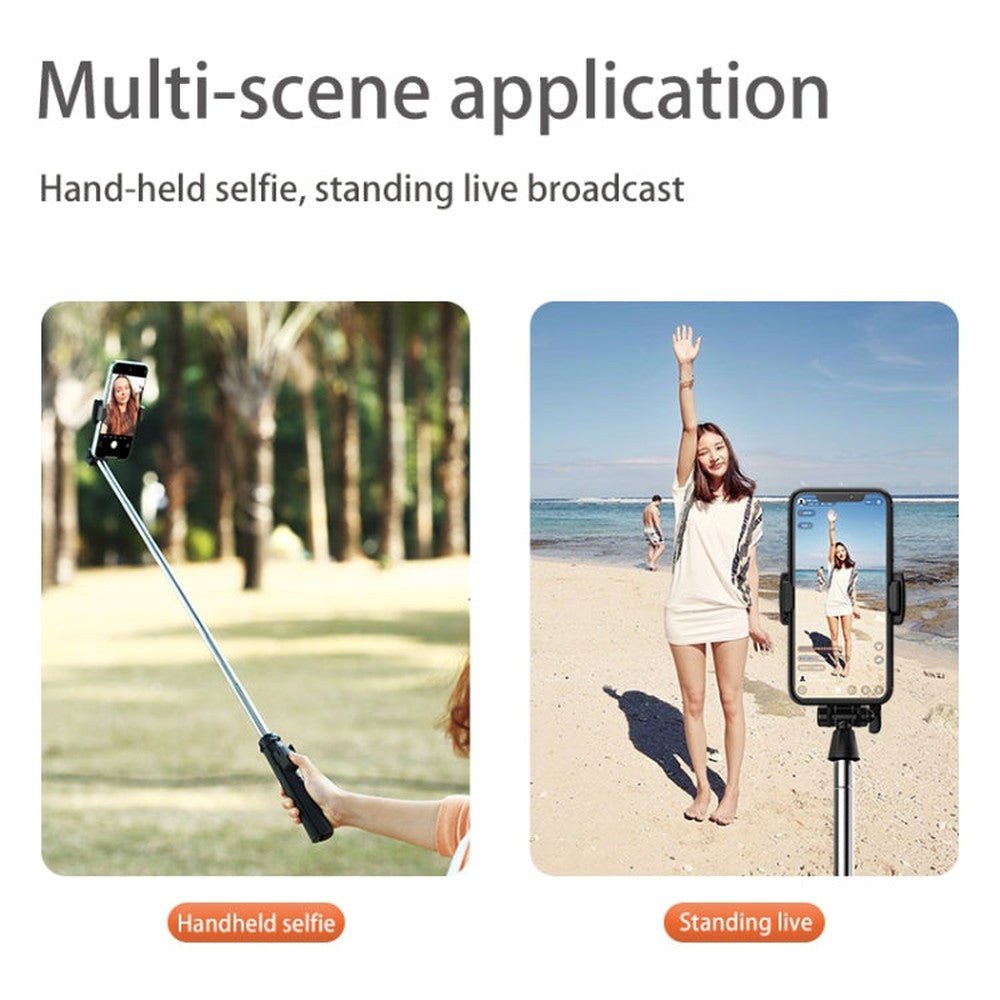 CYKE Folding Telescopic Mobile Phone Broadcast Stand Tripod, Specification:, A31 - 0.8m (Without Light), A31 - 1.6m (Without Light), A31E - 1.1m (With Light), A31E - 1.6m (With Light), A61 - 1.6m (Cloud Station) - laboratorydeal