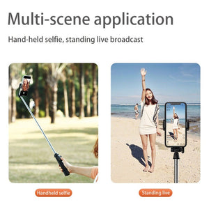 CYKE Folding Telescopic Mobile Phone Broadcast Stand Tripod, Specification:, A31 - 0.8m (Without Light), A31 - 1.6m (Without Light), A31E - 1.1m (With Light), A31E - 1.6m (With Light), A61 - 1.6m (Cloud Station) - laboratorydeal