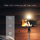CYKE L11S Bluetooth Selfie Stick Beauty Fill Light Live Tripod, L11S