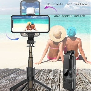 CYKE L11S Bluetooth Selfie Stick Beauty Fill Light Live Tripod, L11S - laboratorydeal