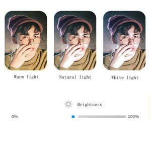 CYKE Q08D Handheld Dual Light Bluetooth Mobile Phone Selfie Stick, Dual Light Version - laboratorydeal