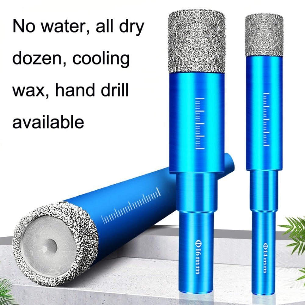 Ceramic Glass Hole Opener Domestic Marble Hole Puncher, Punch Diameter: 16mm, 6mm, 8mm, 10mm, 12mm, 14mm, 16mm - laboratorydeal