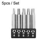 Chrome Vanadium Steel Bit Set Appliance Repair Electrical Drill Accessories With Magnetic, 4pcs / Set Triangle, 4pcs / Set Y-Shaped, 4pcs / Set U-Shaped, 5pcs / Set Triangular Plum Blossom, 5pcs / Set Profile Bit, 7pcs / Set Profile Bit����������������...