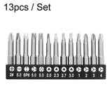Chrome Vanadium Steel Bit Set Appliance Repair Electrical Drill Accessories With Magnetic, 4pcs / Set Triangle, 4pcs / Set Y-Shaped, 4pcs / Set U-Shaped, 5pcs / Set Triangular Plum Blossom, 5pcs / Set Profile Bit, 7pcs / Set Profile Bit����������������...