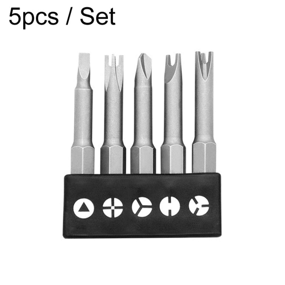 Chrome Vanadium Steel Bit Set Appliance Repair Electrical Drill Accessories With Magnetic, 4pcs / Set Triangle, 4pcs / Set Y - Shaped, 4pcs / Set U - Shaped, 5pcs / Set Triangular Plum Blossom, 5pcs / Set Profile Bit, 7pcs / Set Profile Bit����������������... - laboratorydeal