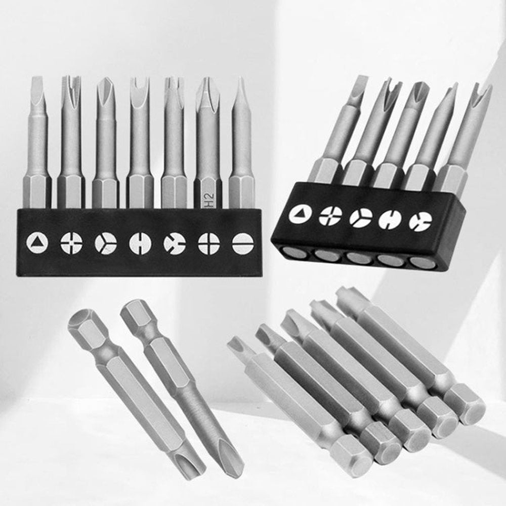 Chrome Vanadium Steel Bit Set Appliance Repair Electrical Drill Accessories With Magnetic, 4pcs / Set Triangle, 4pcs / Set Y - Shaped, 4pcs / Set U - Shaped, 5pcs / Set Triangular Plum Blossom, 5pcs / Set Profile Bit, 7pcs / Set Profile Bit����������������... - laboratorydeal