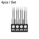 Chrome Vanadium Steel Bit Set Appliance Repair Electrical Drill Accessories With Magnetic, 4pcs / Set Triangle, 4pcs / Set Y-Shaped, 4pcs / Set U-Shaped, 5pcs / Set Triangular Plum Blossom, 5pcs / Set Profile Bit, 7pcs / Set Profile Bit����������������...