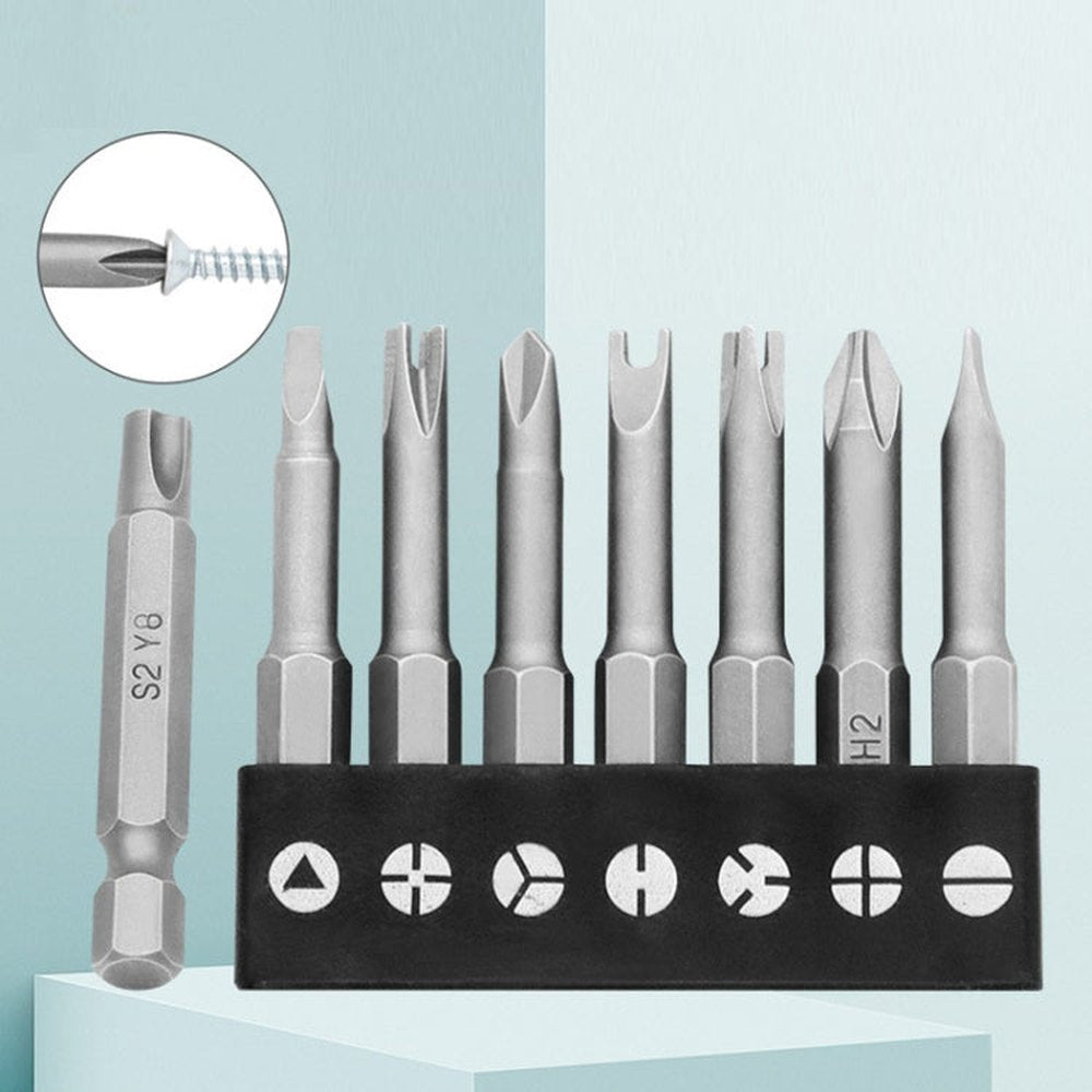 Chrome Vanadium Steel Bit Set Appliance Repair Electrical Drill Accessories With Magnetic, 4pcs / Set Triangle, 4pcs / Set Y - Shaped, 4pcs / Set U - Shaped, 5pcs / Set Triangular Plum Blossom, 5pcs / Set Profile Bit, 7pcs / Set Profile Bit����������������... - laboratorydeal