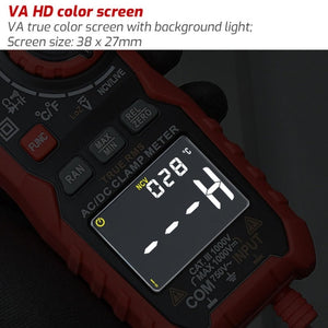 Clamp Meter High Accuracy AC DC Voltage Ammeter, TASI TA813A, TASI TA813B