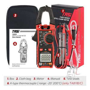 Clamp Meter High Accuracy AC DC Voltage Ammeter, TASI TA811A, TASI TA811B, TASI TA811C