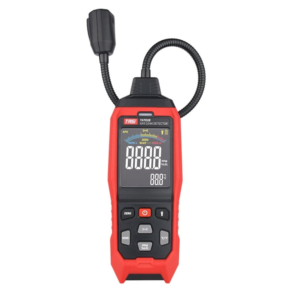 Cumbelo Gas Detector Portable Gas Testing Instrument Natural Gas Discovery Detective, TASI TA702A Simulation Bar Display, TASI TA702B Simulation Bar+Digital Display