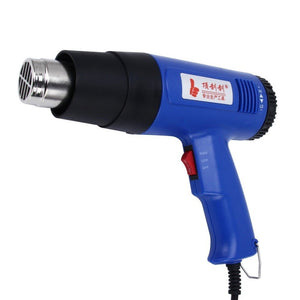 DINGGUAGUA 1800W Industrial Heavy Duty Professional Adjustable Temperature Heat Air Gun Tool, 50 to 650 Degrees EU Plug - laboratorydeal