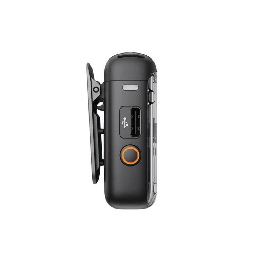 DJI Mic 2 Transmitter Bluetooth Connection To Recording Devices, 1 TX (Shadow Black), 1 TX (Pearl White) - laboratorydeal