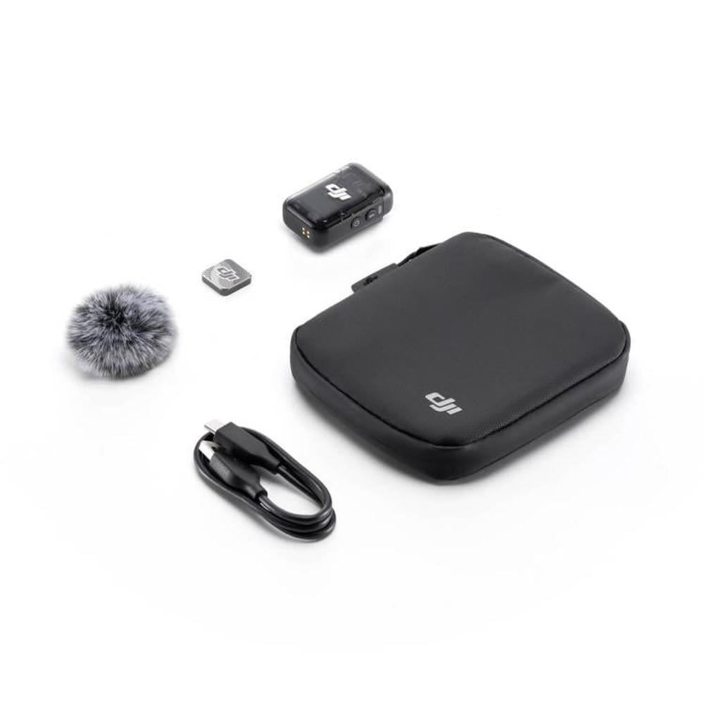 DJI Mic 2 Transmitter Bluetooth Connection To Recording Devices, 1 TX (Shadow Black), 1 TX (Pearl White) - laboratorydeal